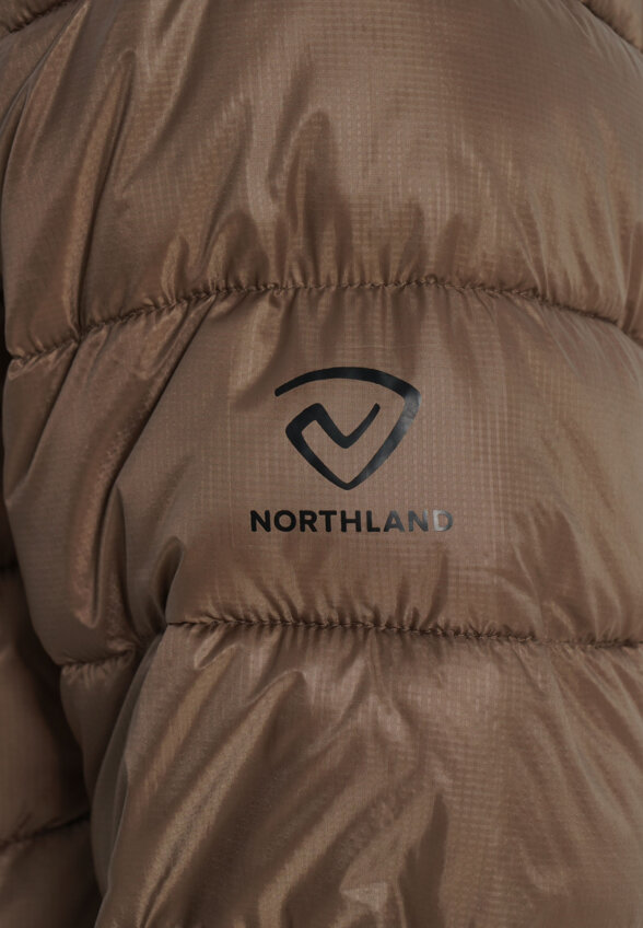 Пуховик мужской Northland, Коричневый