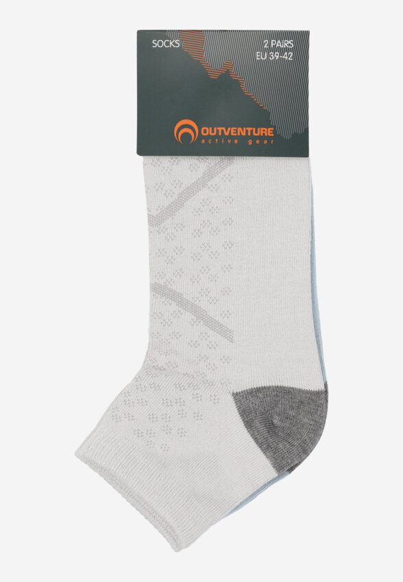 Носки женские Outventure, 2 пары, Мультицвет
