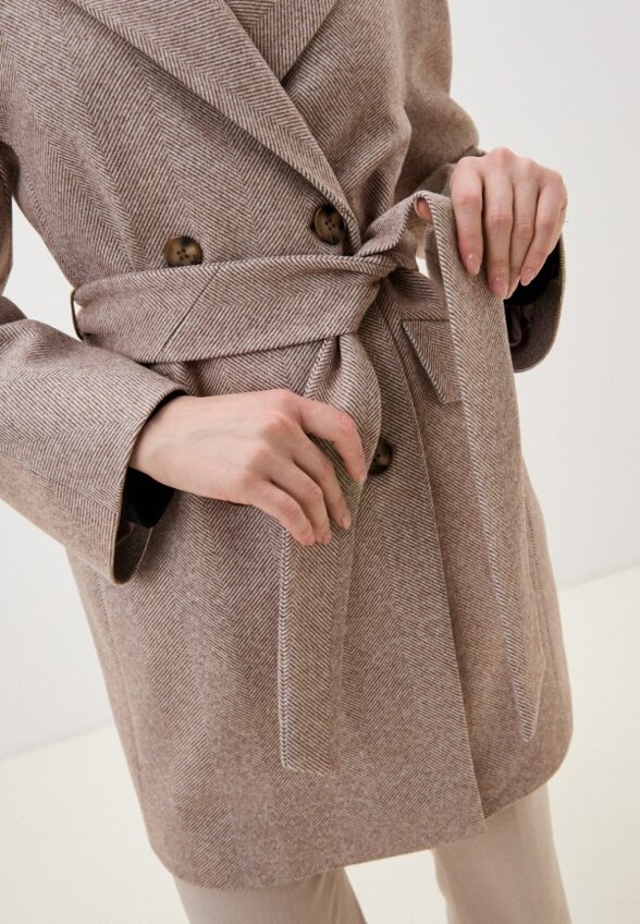 Пальто двубортное Снежная Королева