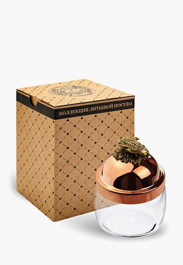 Банка для хранения Кольчугинский мельхиор