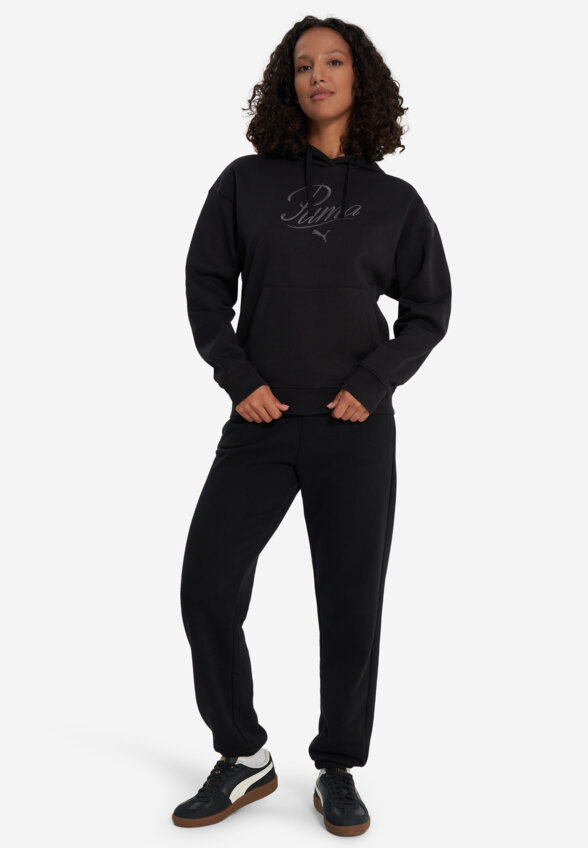 Худи женское PUMA Ess Script, Черный