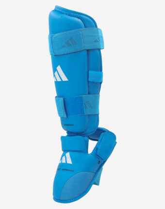Защита голени и стопы adidas WKF Shin & Removable Foot, Голубой женщинам