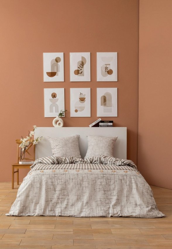 Постельное белье 1,5-спальное Унисон