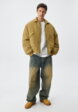 Бомбер Oversize fit с отложным воротником6  - превью