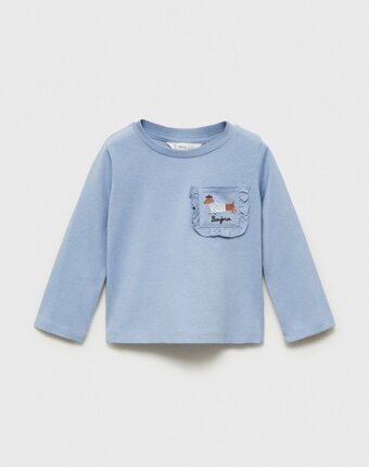 Лонгслив Mango Kids детям