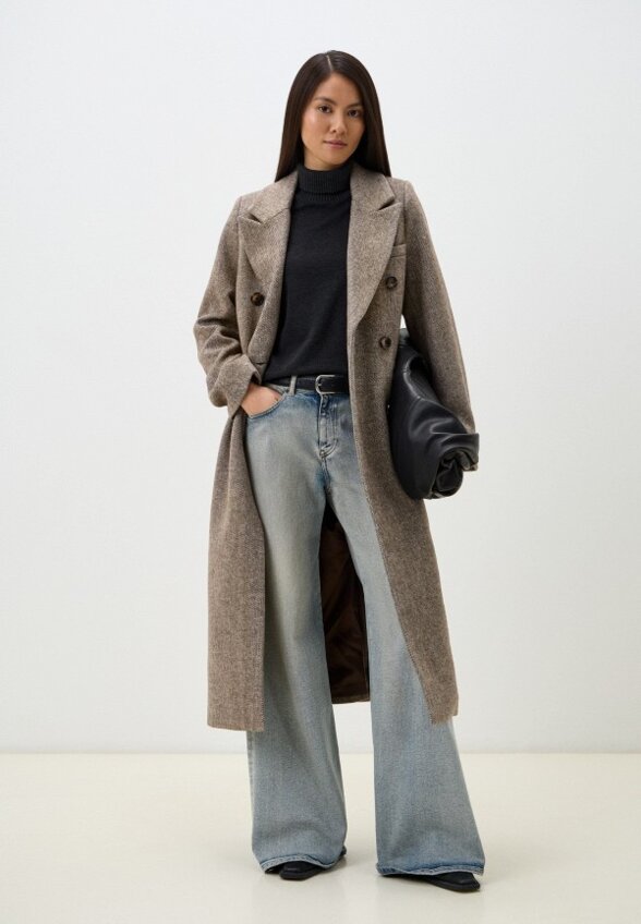 Пальто двубортное Befree