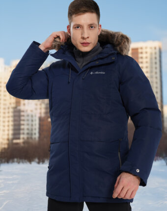Пуховик мужской Columbia Marquam Peak III Parka, Синий женщинам