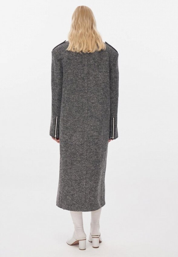 Пальто однобортное Shi-shi