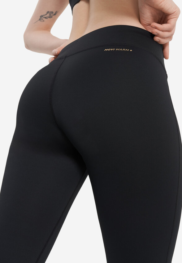Легинсы женские Demix LongRun Trail Brushed, Черный