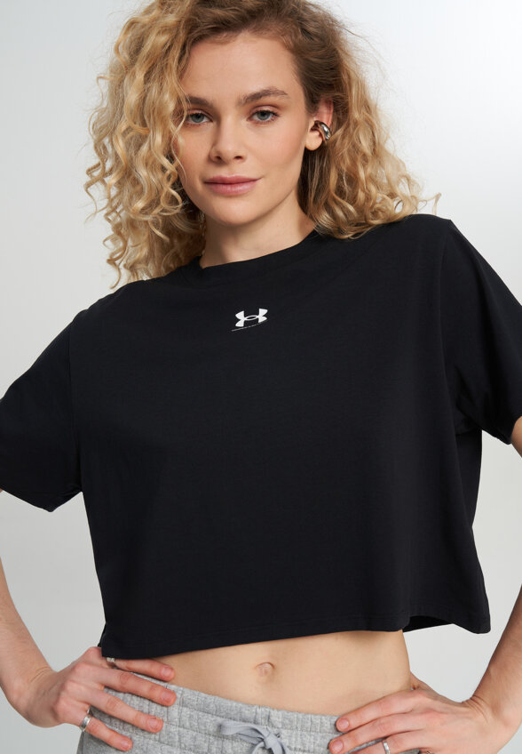 Футболка женская Under Armour Rival Boxy, Черный