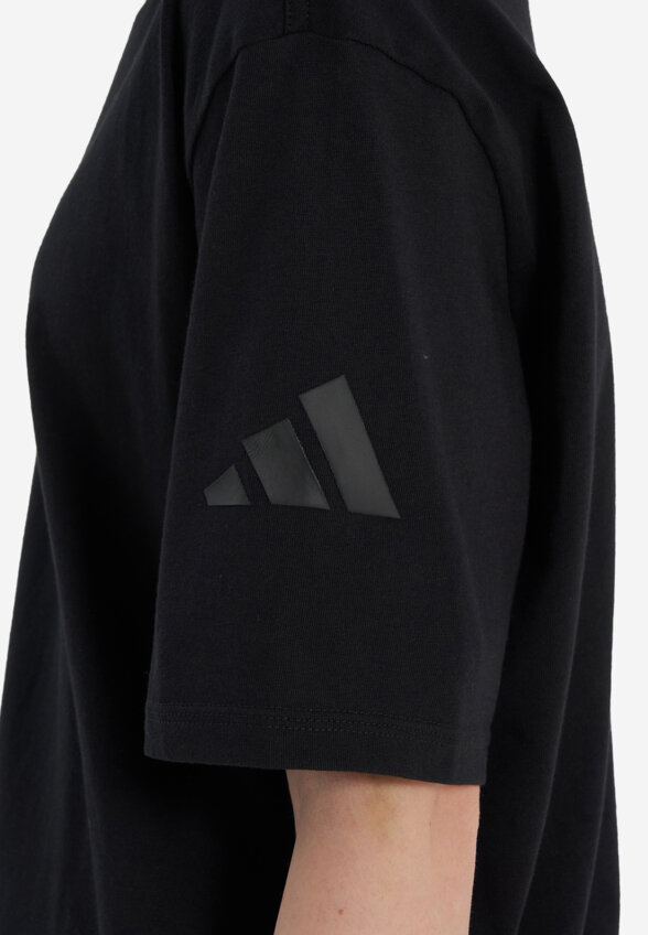 Футболка женская оверсайз adidas, Черный