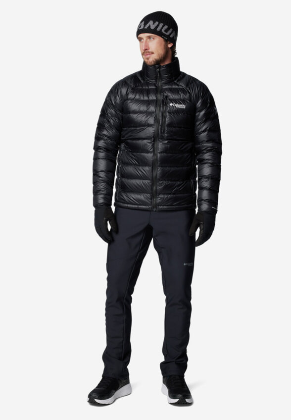 Пуховик мужской Columbia Arctic Crest, Черный