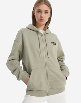 Толстовка женская оверсайз FILA, Зеленый женщинам