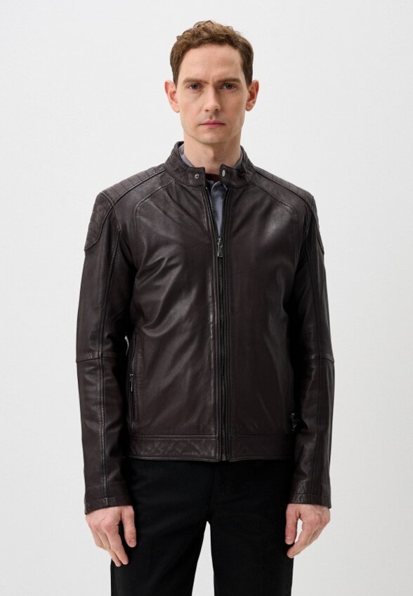 Куртка кожаная Jorg Weber