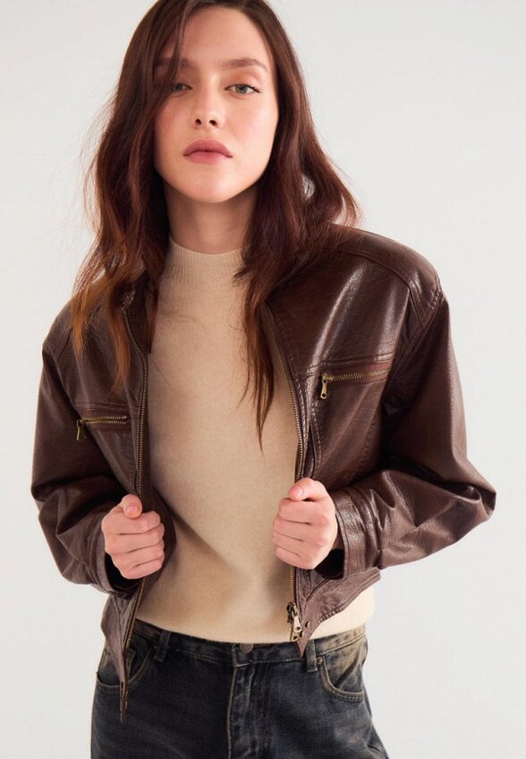 Куртка кожаная Vittoria Vicci