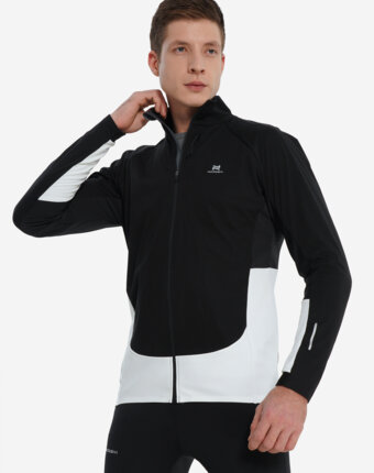 Куртка для беговых лыж мужская Nordski Race, Черный женщинам