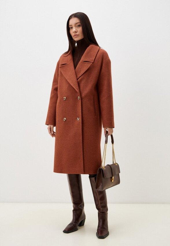 Пальто двубортное Ovelli