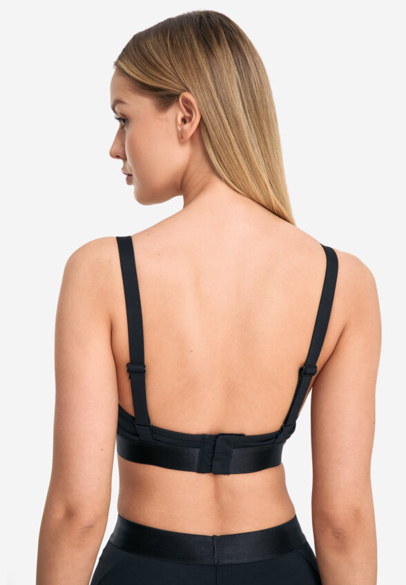 Топ бра спортивный Sensana GlamMove, Черный