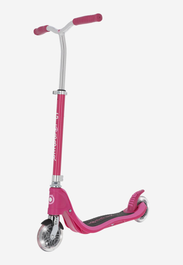 Самокат детский Globber Flow 125 Lights, Розовый