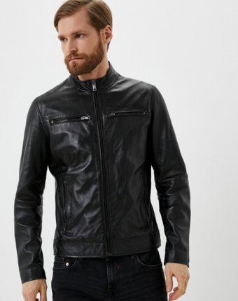 Куртка кожаная Urban Fashion for Men мужчинам