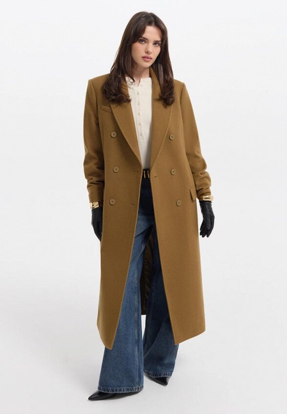 Пальто двубортное Love Republic