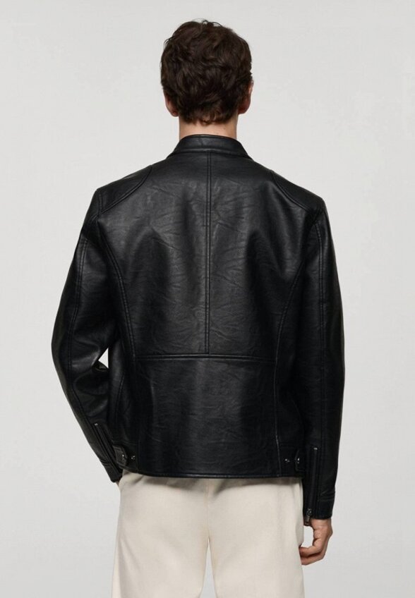 Куртка кожаная Mango Man