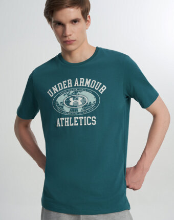 Футболка мужская Under Armour Globe, Зеленый женщинам