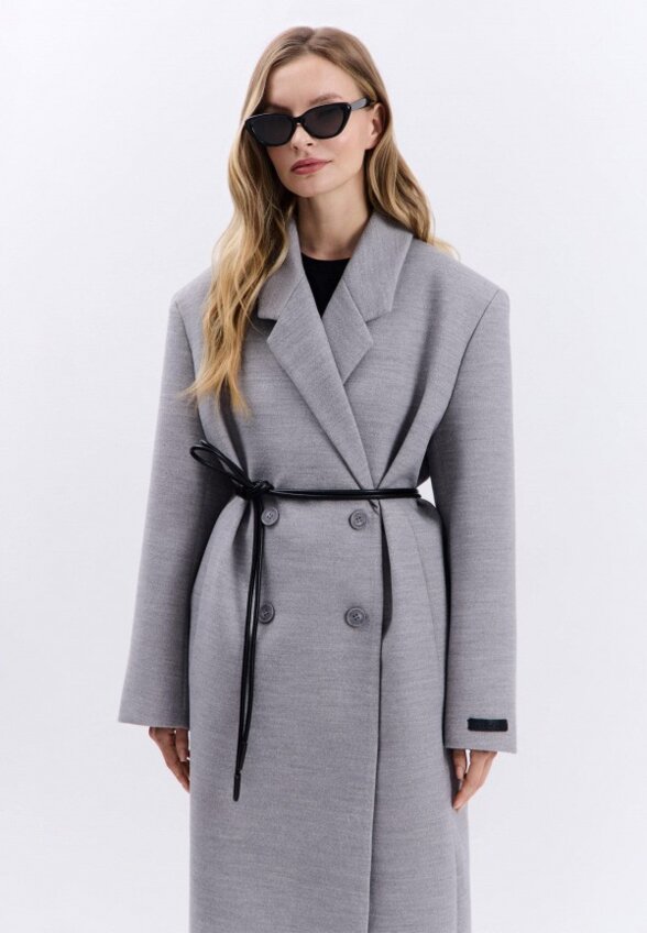 Пальто двубортное Top Top