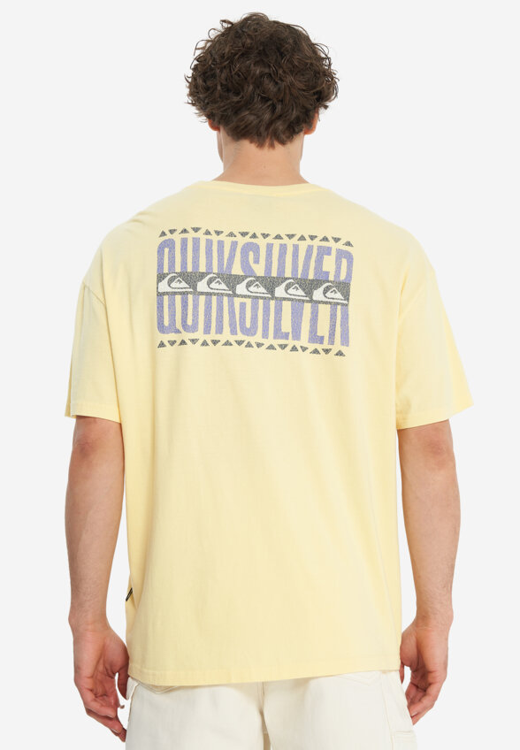 Футболка мужская оверсайз Quiksilver World Force, Желтый