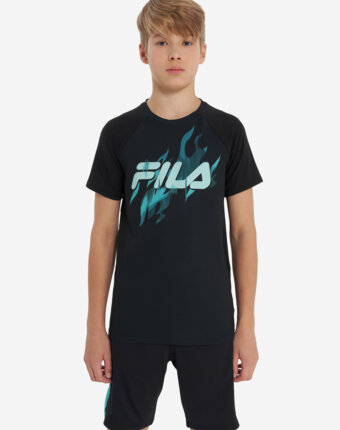 Футболка для мальчиков FILA, Черный женщинам