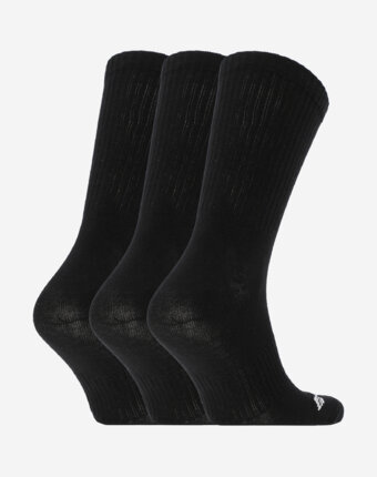 Носки Columbia Unisex Logo Crew, 3 пары, Черный женщинам