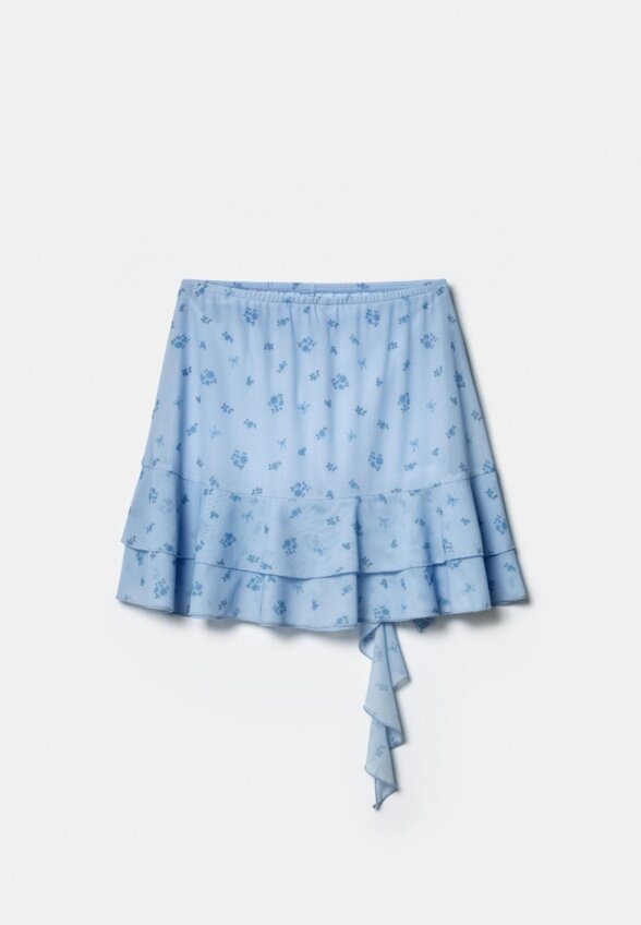 Юбка-шорты с воланами для девочек