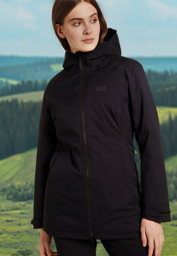 Куртка утепленная женская Jack Wolfskin Stirnberg, Черный