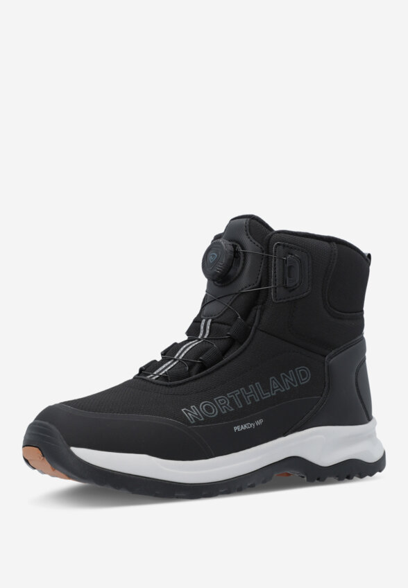 Ботинки утепленные для мальчиков Northland Moose High Boa, Черный