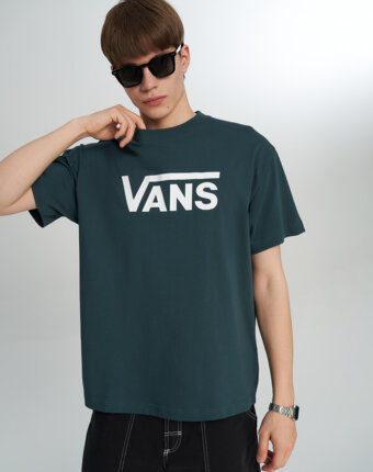 Футболка мужская Vans Classic SS, Зеленый женщинам