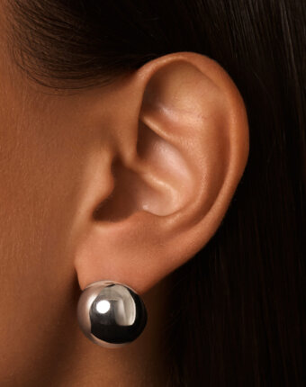 Серьги-шары ПЕНЕЛОПА из серебра MIE женщинам