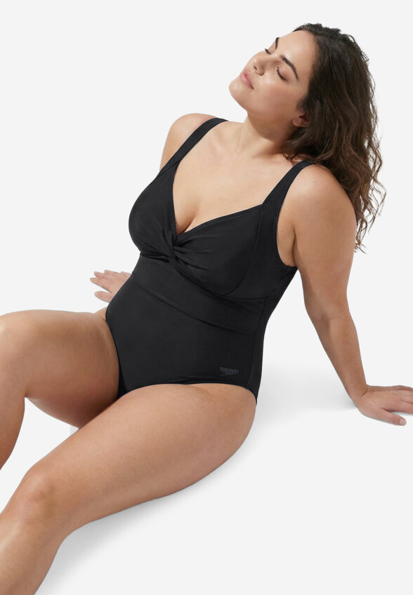 Купальник слитный женский Speedo, Черный