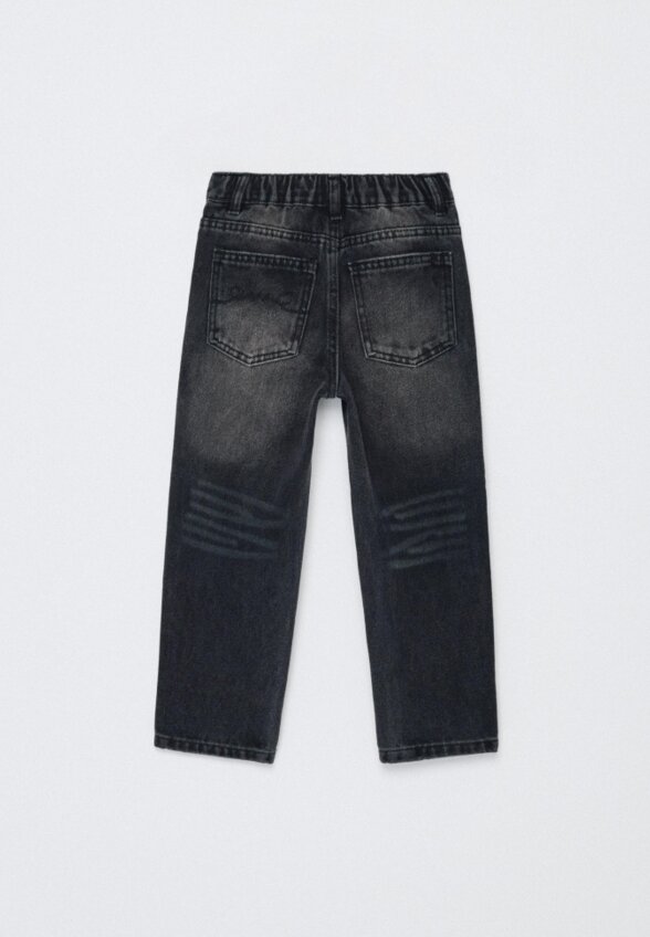 Джинсы Mom fit на резинке для девочек