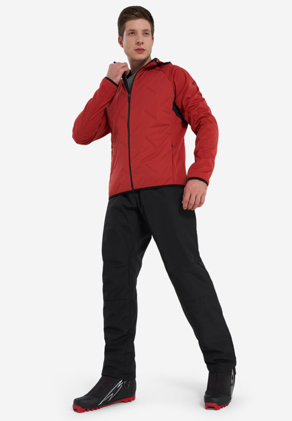 Куртка для беговых лыж мужская Rukka Maatiala Hood, Красный