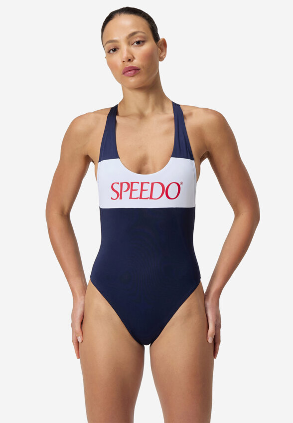 Купальник слитный женский Speedo Racerback, Синий