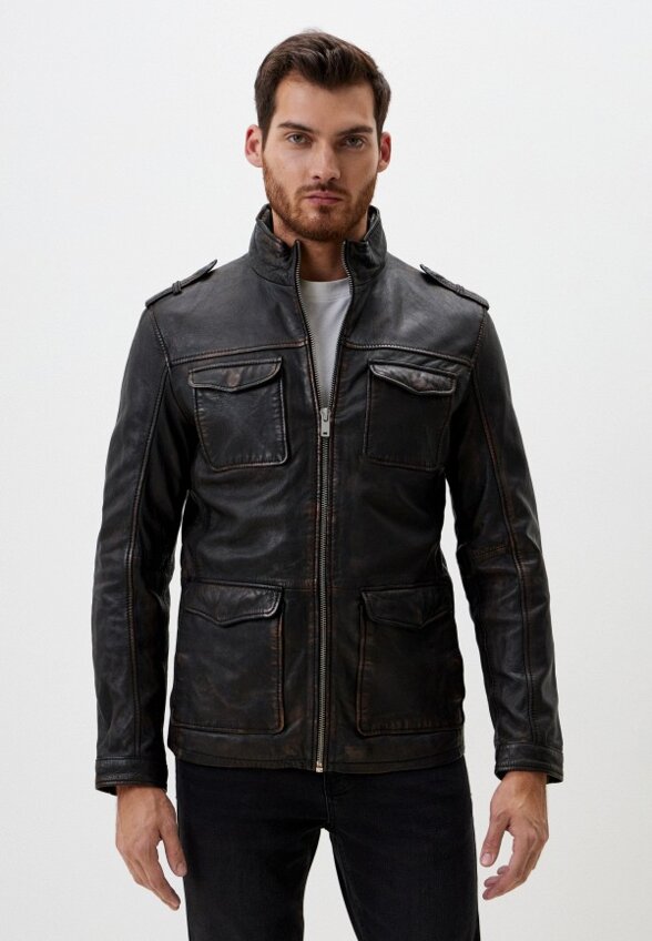 Куртка кожаная Jorg Weber