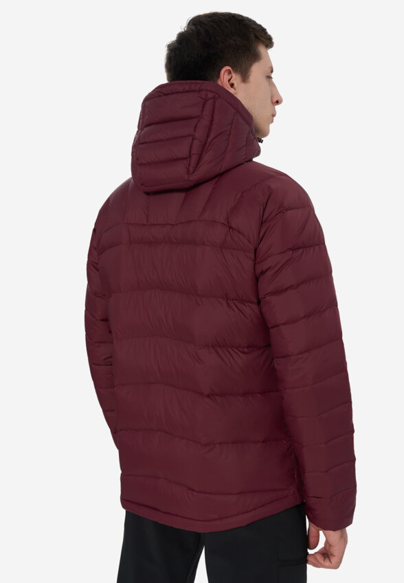 Ультралегкий пуховик мужской Columbia Centennial Creek III Down Hooded Jacket, Красный