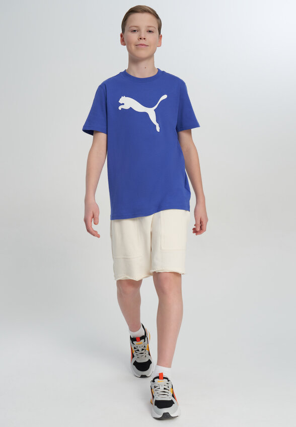 Футболка для мальчиков PUMA Ess Cat Logo, Синий