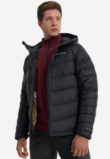 Пуховик мужской Columbia Centennial Creek III Down Hooded Jacket, Черный