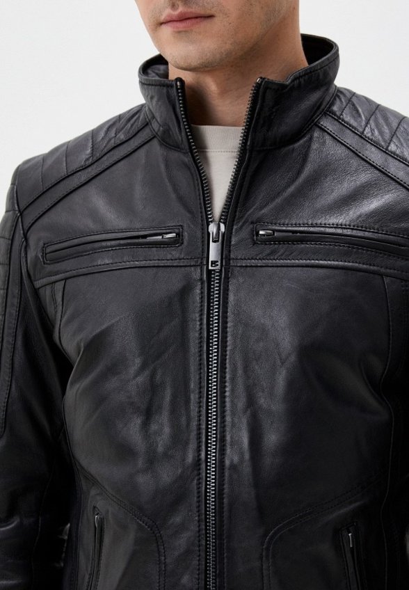 Куртка кожаная Urban Fashion for Men