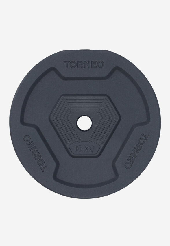Диск 10 кг в корпусе из ПВХ Torneo, Серый