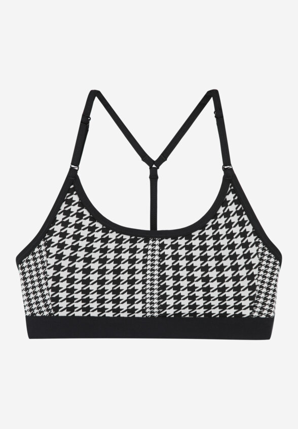 Топ бра спортивный Nike Dri-FIT Indy Icon Clash, Черный