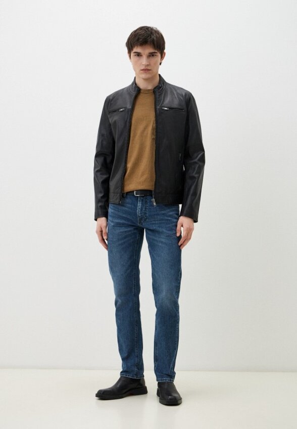 Куртка кожаная Urban Fashion for Men