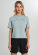 Футболка женская Columbia Rolling Bend Graphic Relaxed Crop SS, Голубой2  - превью