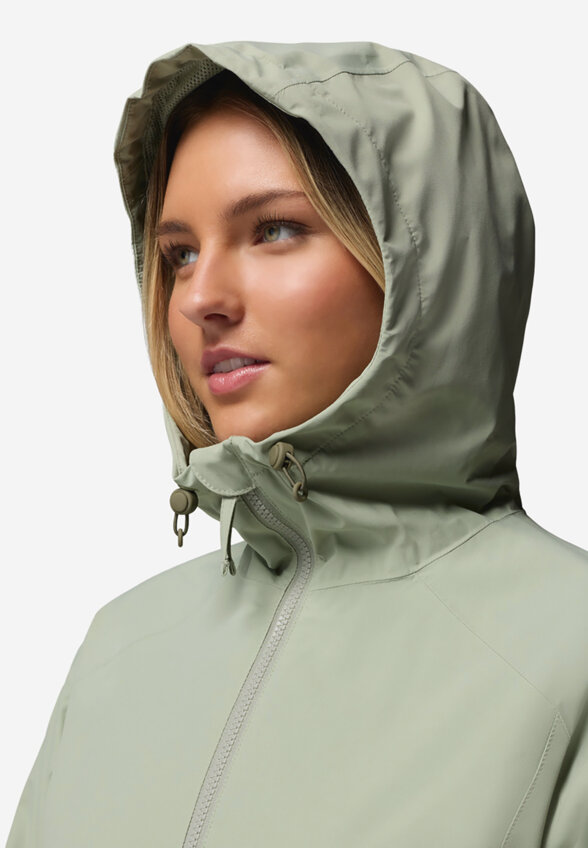 Ветровка женская Columbia Blossom Park Rain Jacket, Зеленый